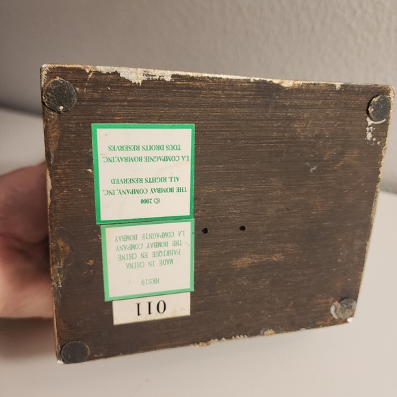 Set of 2 Vintage The Bombay Company detailed Chinese Temple Lion Foo Dog Resin - Picture 16 of 16